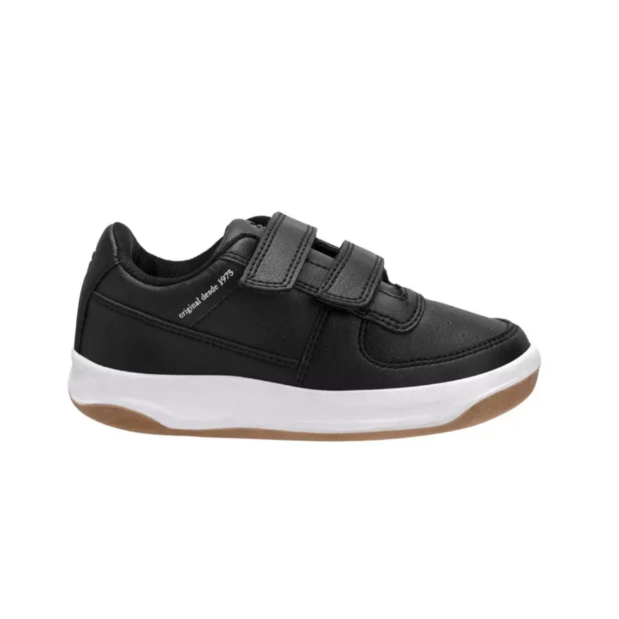 Imagen 1 de 5 de Zapatillas Topper Boris Kids Velcro-NEGRO