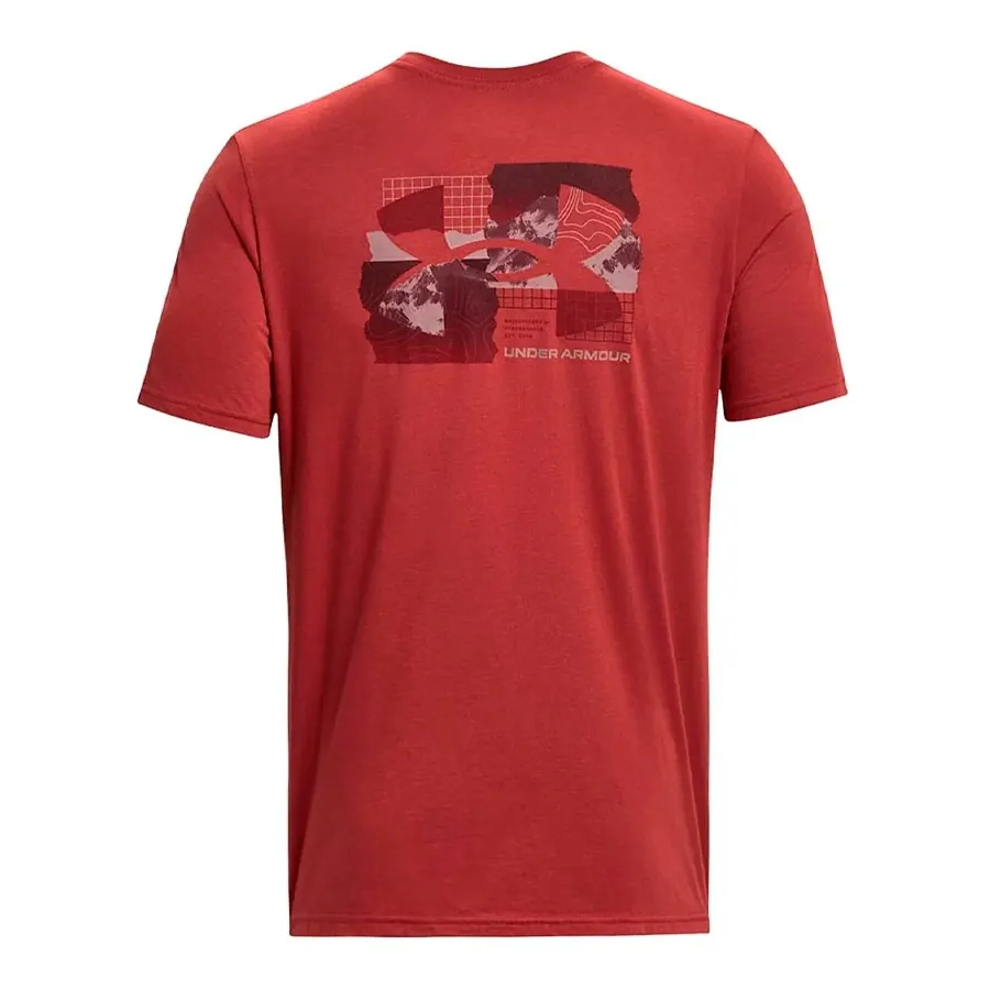 Imagen 1 de 2 de Remera Under Armour Outdoor Tear Grid-LADRILLO