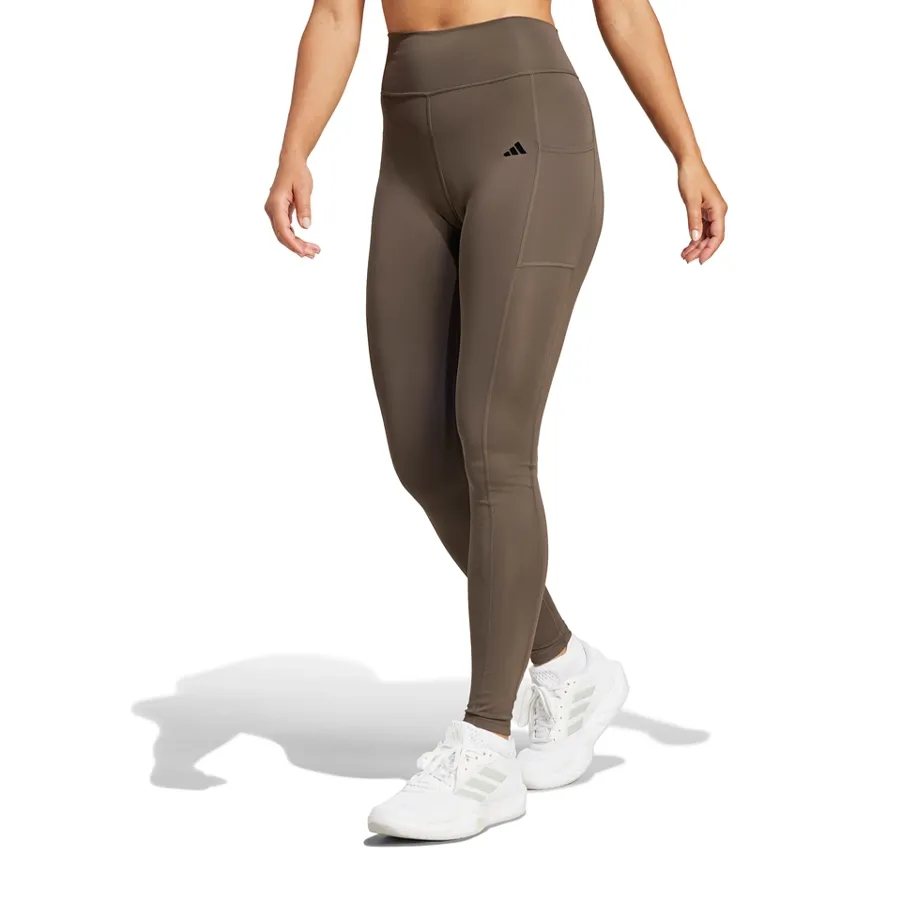 Imagen 0 de 5 de Calza adidas Optime Larga-VERDE OLIVA