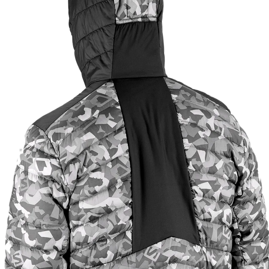 Imagen 3 de 7 de Campera Salomon Essential Xwarm Down-NEGRO/GRIS