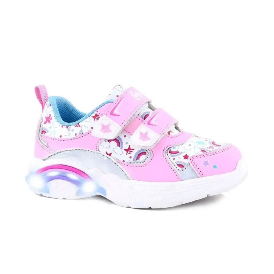 Imagen 3 de 4 de Zapatillas Footy Sublim con Luz-ROSA/BLANCO
