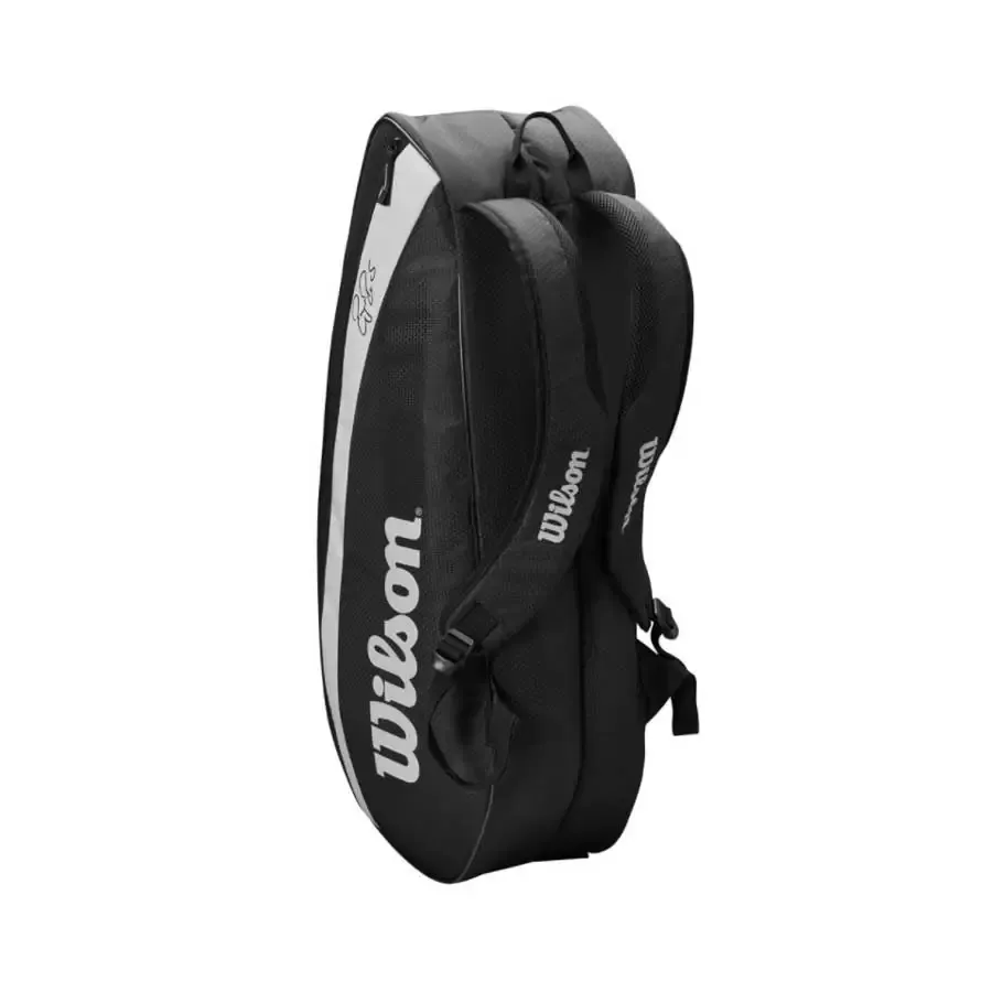 Imagen 1 de 3 de Raquetero Wilson Rf Team 12 Pk-NEGRO/GRIS