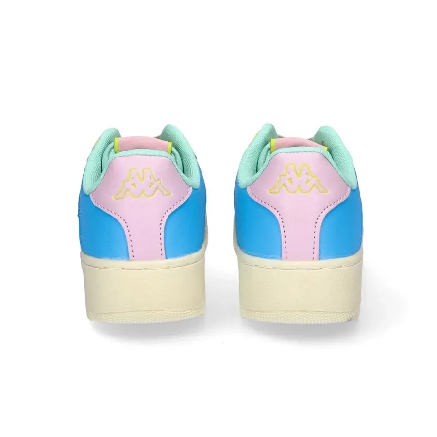 Imagen 3 de 4 de Zapatillas Kappa Logo Maserta Kid-CRUDO/LILA/NARANJA