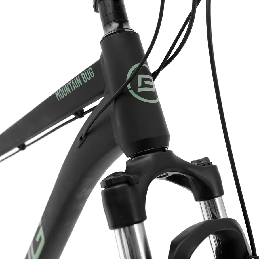 Imagen 1 de 5 de Bicicleta Bug Bikes Mountain 24V R29 Matte-NEGRO/AZUL