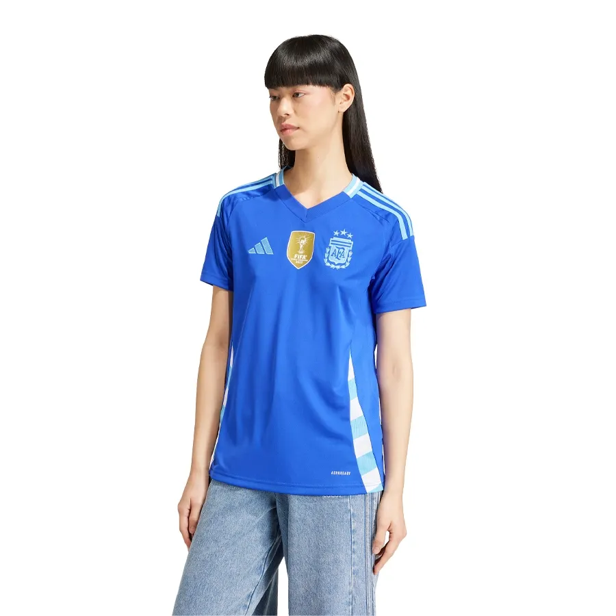 Imagen 2 de 8 de Camiseta adidas Afa Alternativa 24-AZUL/CELESTE