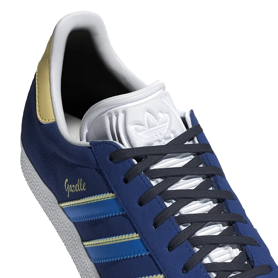 Imagen 7 de 9 de Zapatillas adidas originals Gazelle-AZUL/AZUL FRANCIA/AMARILLO