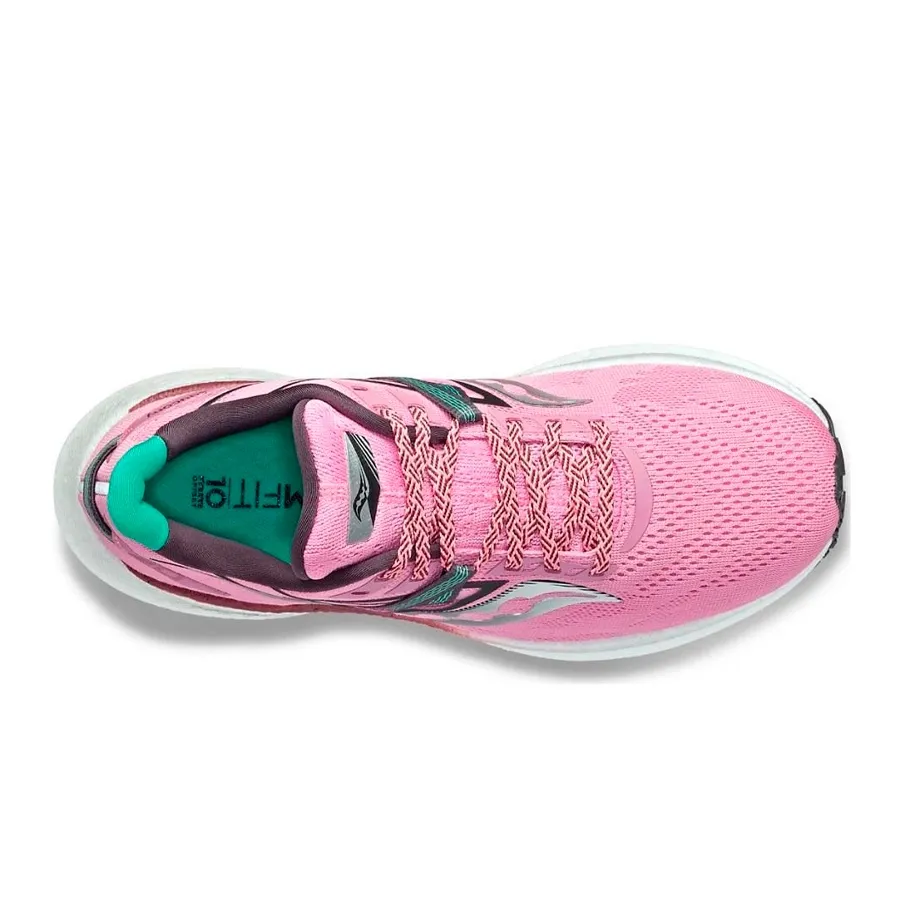Imagen 2 de 4 de Zapatillas Saucony Triumph 20-ROSA/PLATA/VERDE