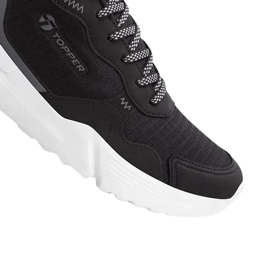 Imagen 5 de 8 de Zapatillas Topper Rodas-NEGRO/GRIS/LIMA