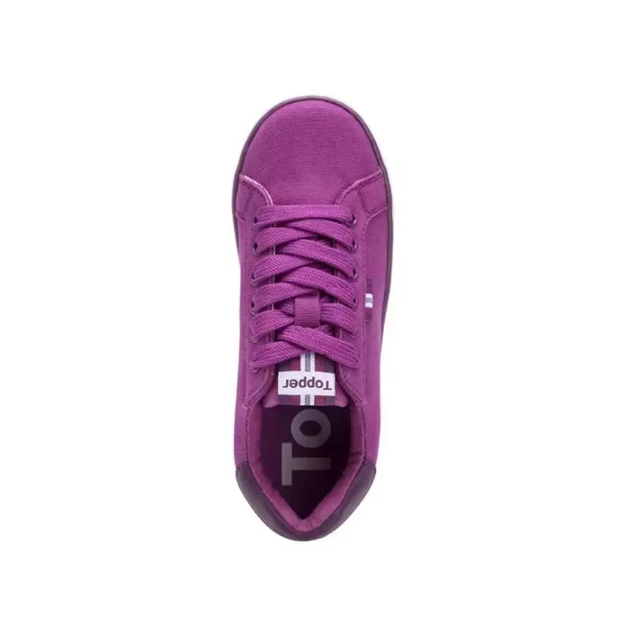 Imagen 1 de 4 de Zapatillas Topper Roma Kids-ROSA/BORDO