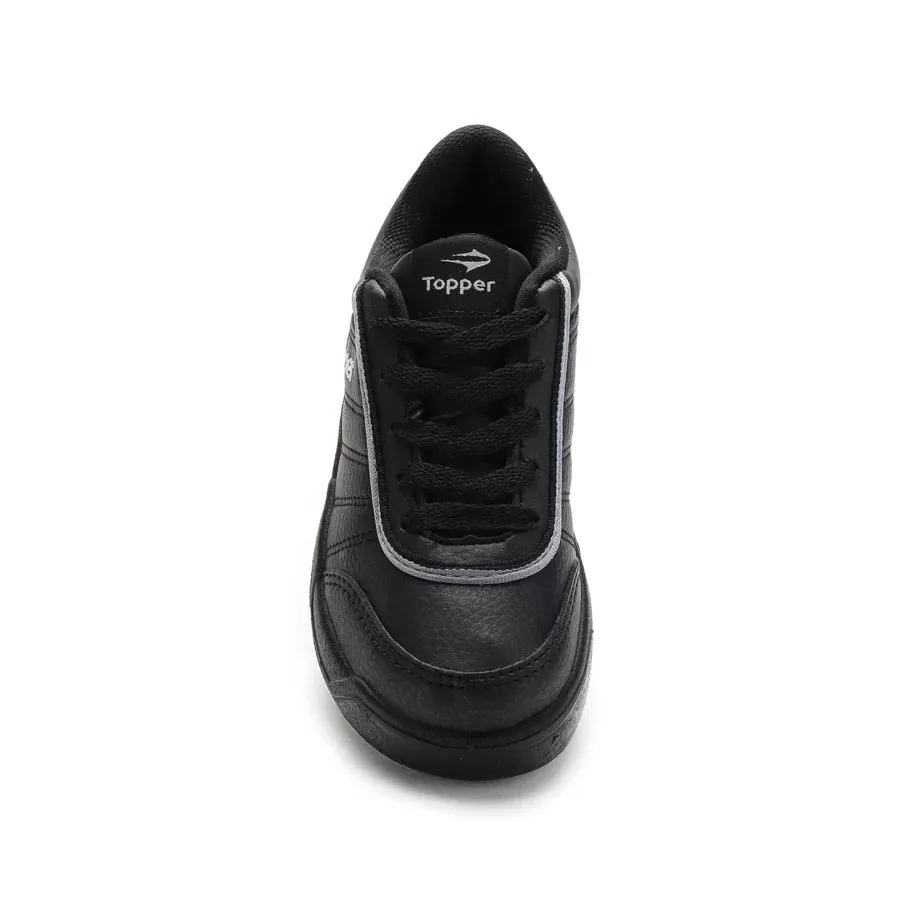 Imagen 2 de 5 de Zapatillas Topper Tie Break Ii Kids-NEGRO