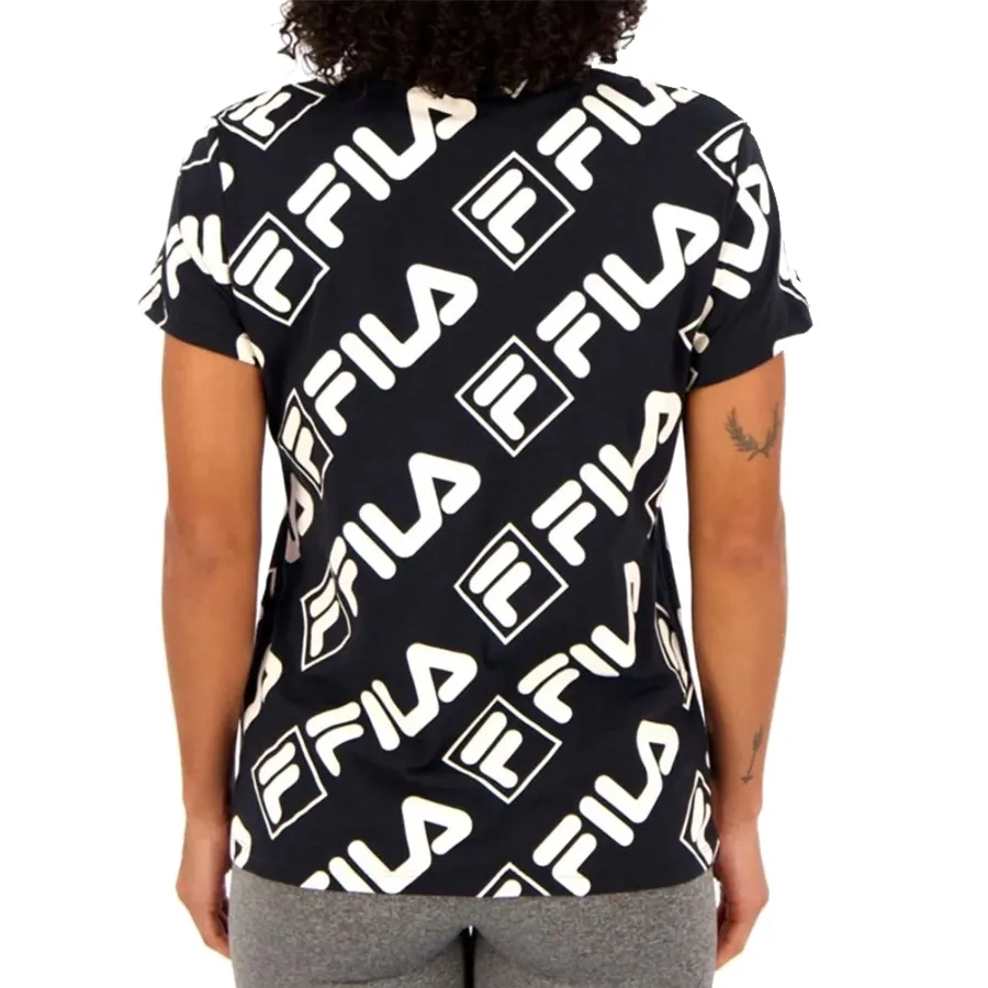 Imagen 0 de 2 de Remera Fila Full Print-NEGRO/BLANCO