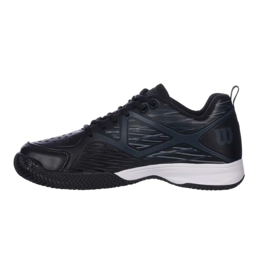 Imagen 2 de 4 de Zapatillas Wilson Slice 2 Clay-NEGRO/GRAFITO