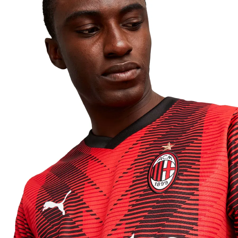 Imagen 3 de 5 de Camiseta Puma Jersey AC Milan Réplica Home-ROJO/NEGRO