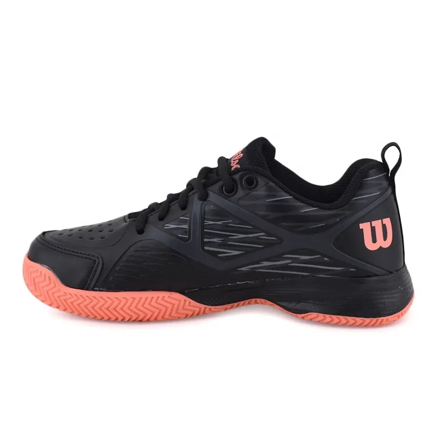 Imagen 2 de 5 de Zapatillas Wilson Slice 2 Clay-NEGRO/NARANJA
