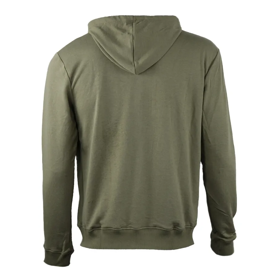 Imagen 2 de 3 de Campera Kamp Fleece Rústico-VERDE MILITAR/NEGRO