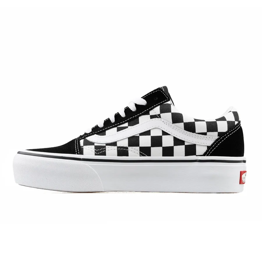 Imagen 1 de 7 de Zapatillas Vans Old Skool Platform-NEGRO/BLANCO