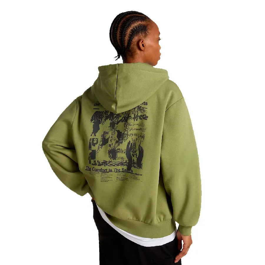 Imagen 1 de 4 de Buzo Vans Firemade Bloussant Hoodie-VERDE OLIVA