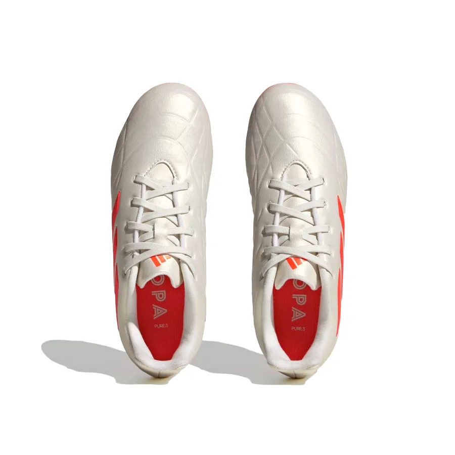Imagen 3 de 8 de Botines adidas Copa Pure 3 Fg-BLANCO/NARANJA FLUOR