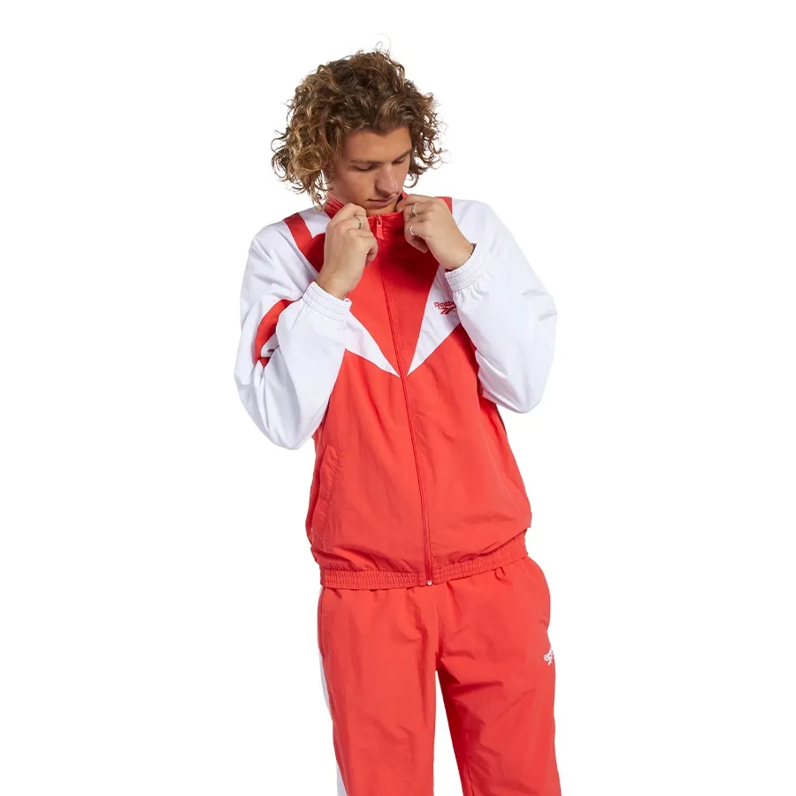 Imagen 2 de 5 de Campera Reebok Deportiva Classics Twin Vector-ROJO/BLANCO