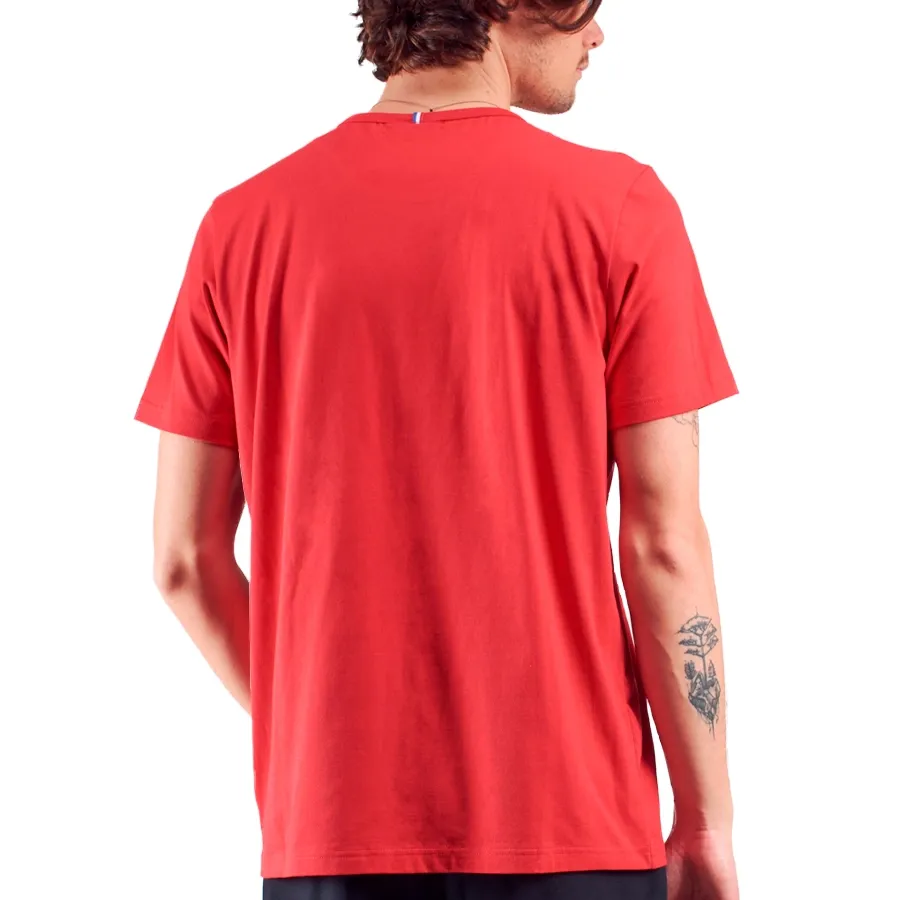 Imagen 3 de 4 de Remera Le Coq Sportif Essentiel-ROJO
