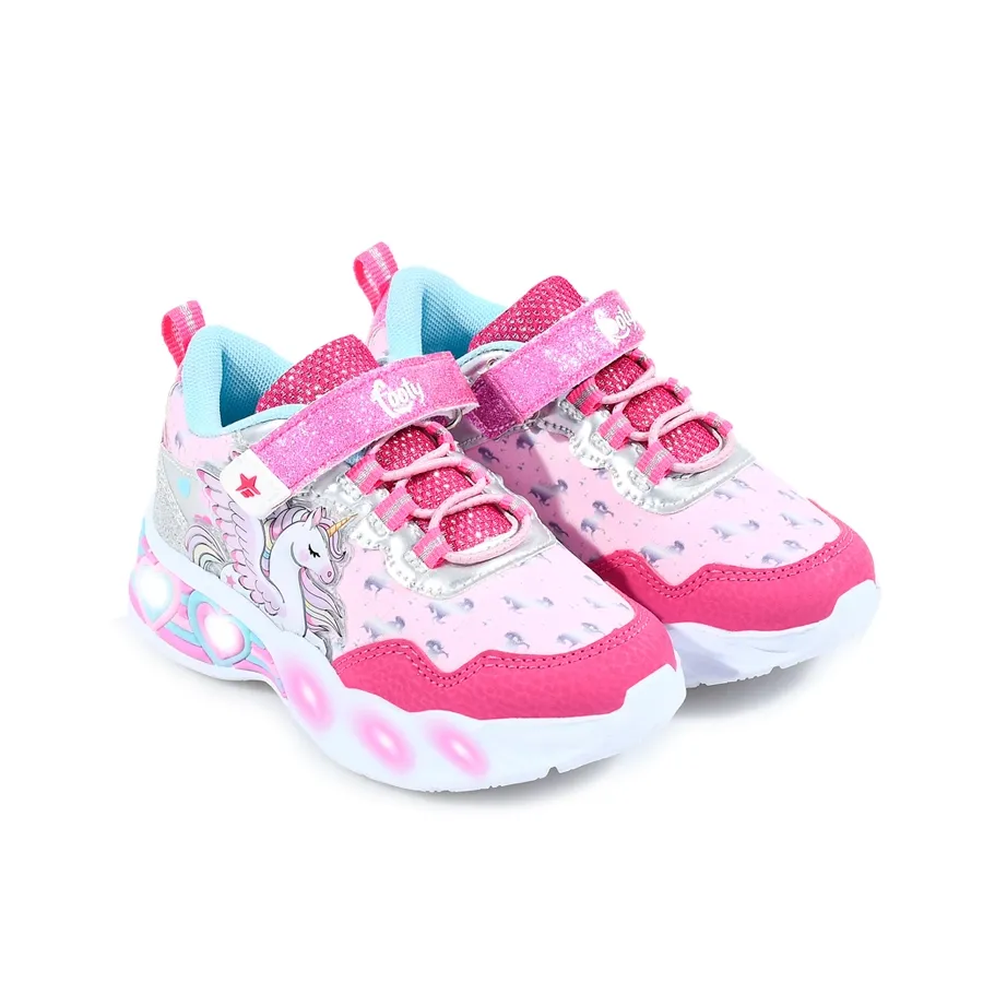 Imagen 0 de 4 de Zapatillas Footy Sublim con Luz-FUCSIA/ROSA/PLATA