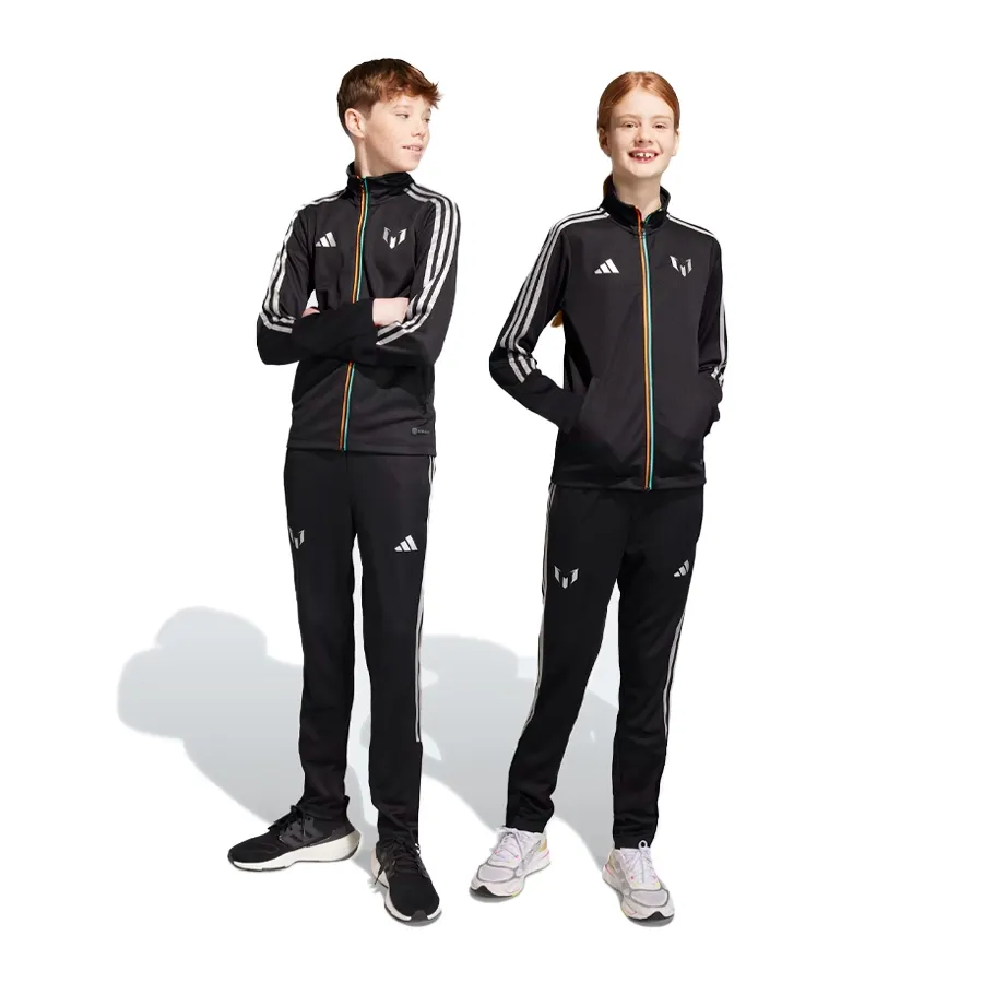 Imagen 4 de 5 de Pantalón adidas De Entrenamiento Messi-NEGRO/BLANCO