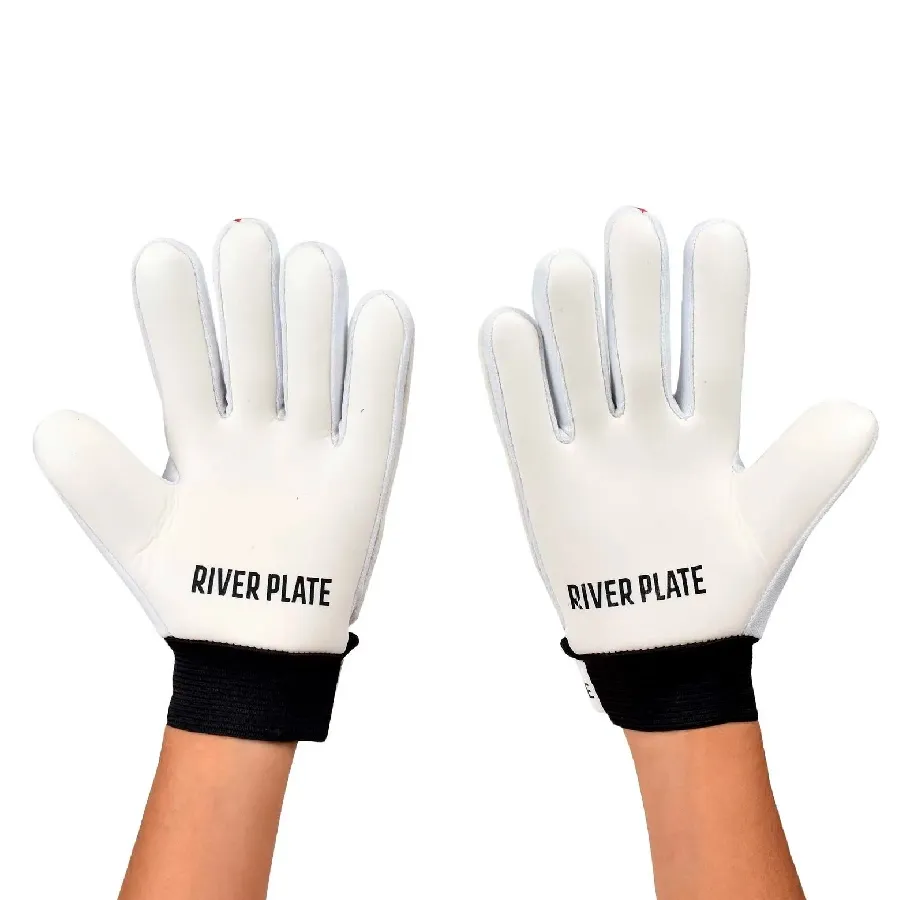 Imagen 3 de 6 de Guantes DRB Guante Arquero Estadios 24 River-BLANCO/ROJO