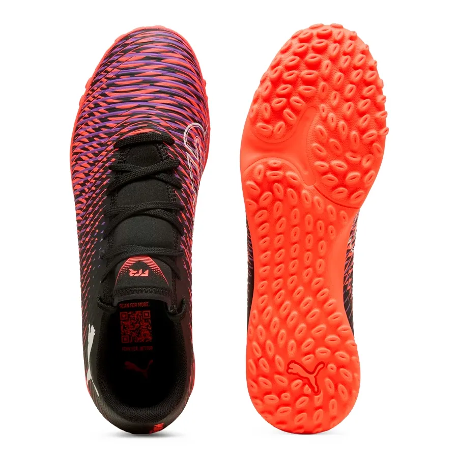 Imagen 4 de 6 de Botines Puma Future 8 Play Tt-NEGRO/VIOLETA/NARANJA