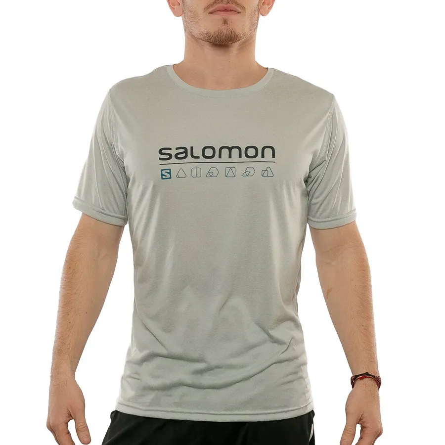 Imagen 0 de 2 de Remera Salomon Chill Print-GRIS