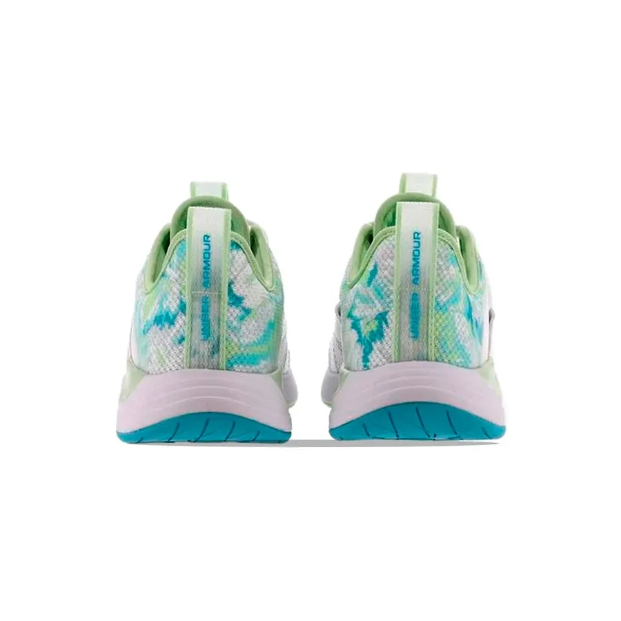 Imagen 3 de 5 de Zapatillas Under Armour Charged Breathe  Lc-BLANCO/VERDE/TURQUESA