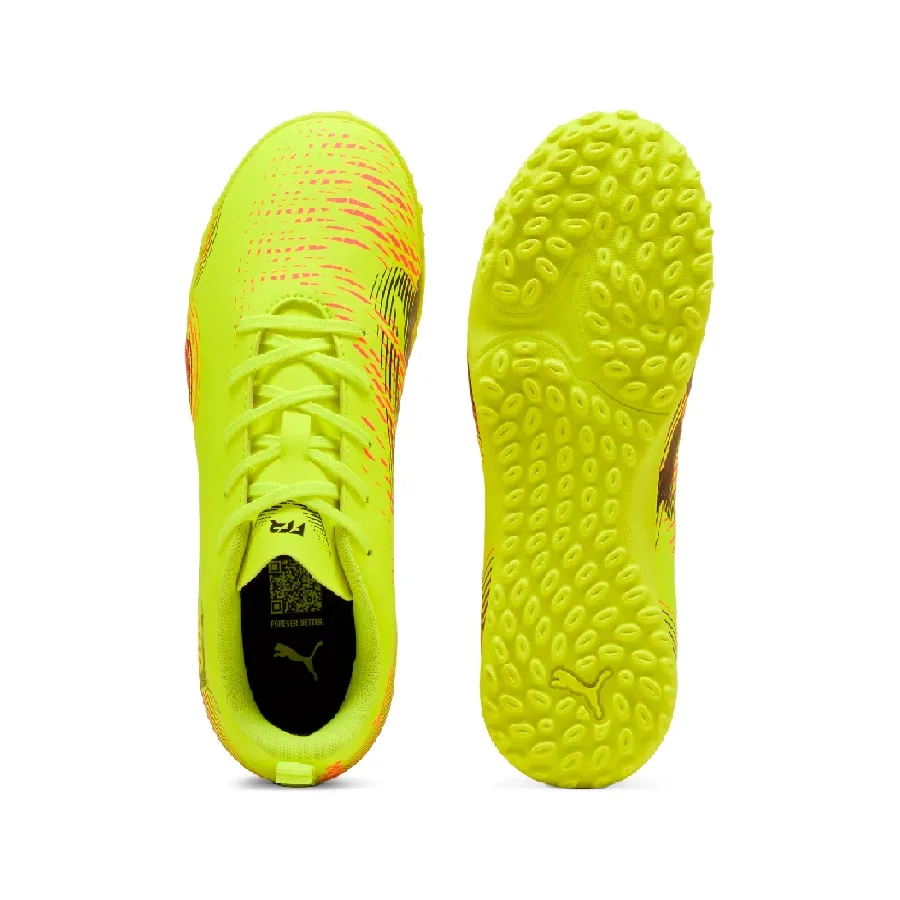 Imagen 3 de 5 de Botines Puma Future 8 Play Tf Jr-AMARILLO FLUOR/FUCSIA/NEGRO