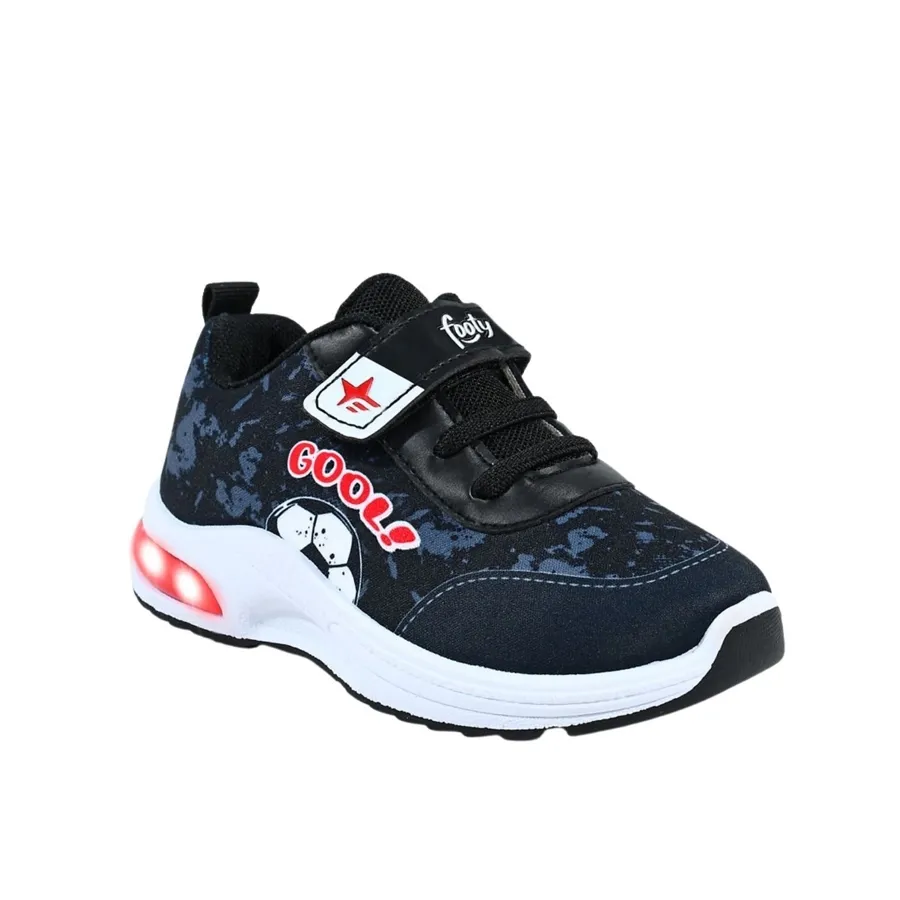 Imagen 1 de 5 de Zapatillas Footy Gol-NEGRO/ROJO
