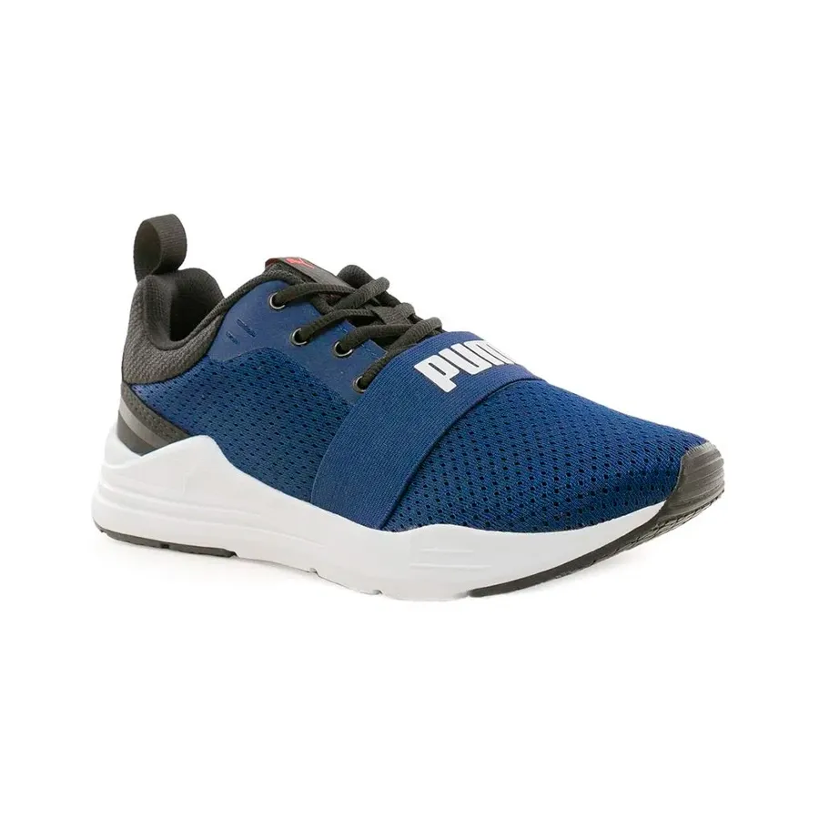 Imagen 2 de 4 de Zapatillas Puma Wired Run-MARINO/NEGRO/BLANCO