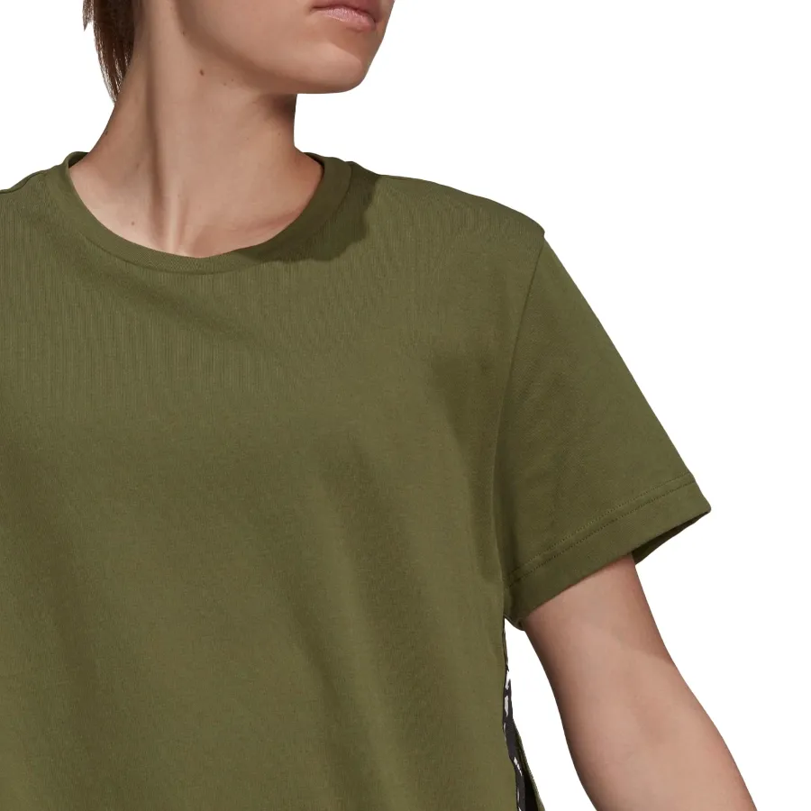 Imagen 5 de 7 de Remera adidas Karlie Kloss-VERDE/NEGRO