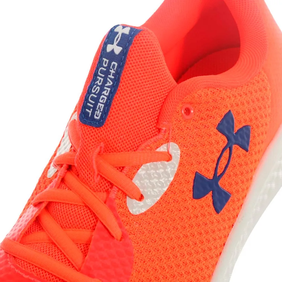 Imagen 5 de 6 de Zapatillas Under Armour Charged Pursuit 3-NARANJA FLUOR/AZUL/BLANCO