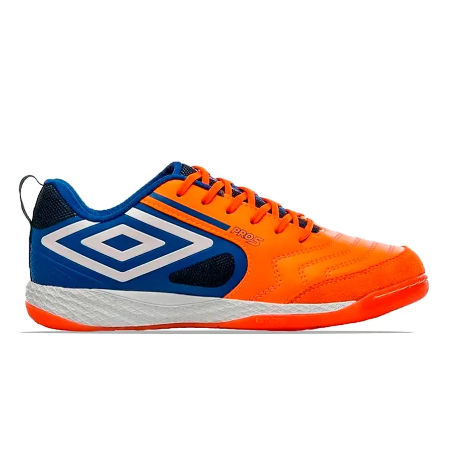 Imagen 0 de 5 de Botines Umbro Sala Pro 5 Bump-NARANJA/AZUL/BLANCO