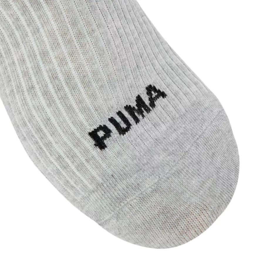 Imagen 2 de 3 de Medias Puma Cat Logo Rib-BLANCO/GRIS