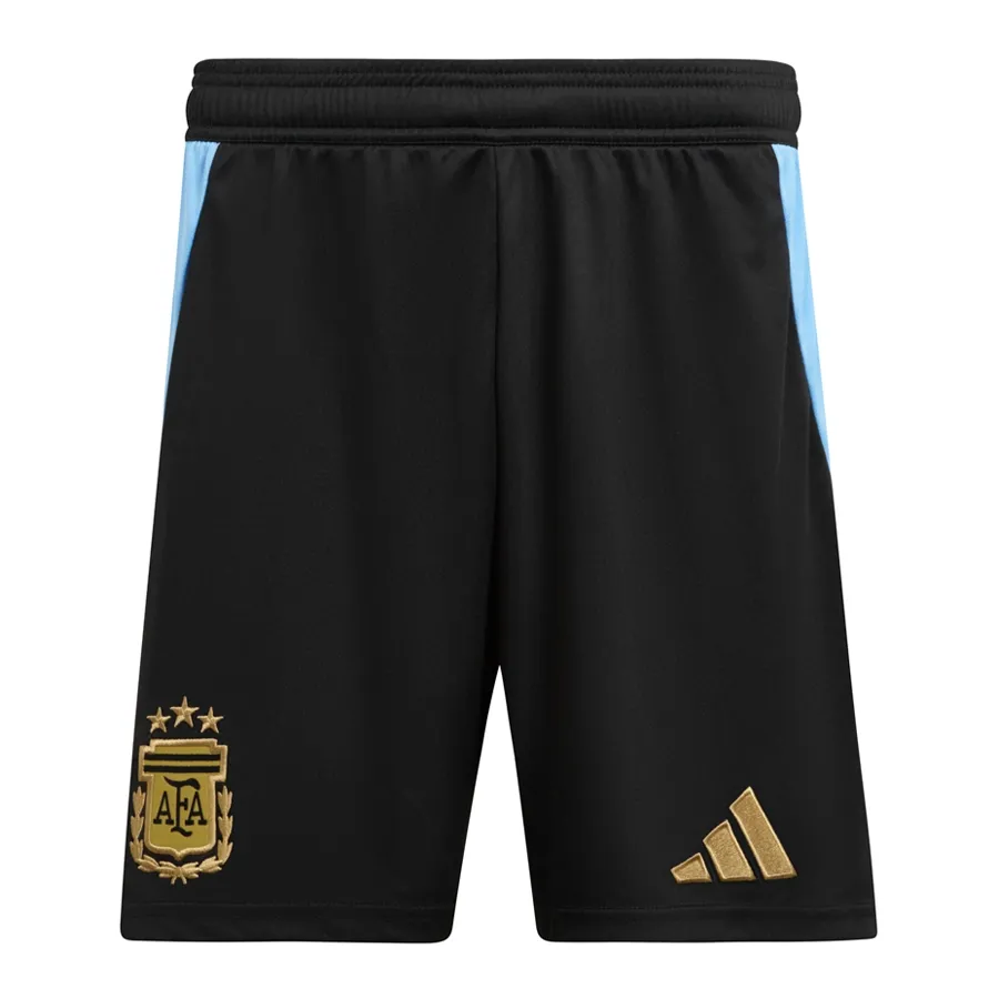 Imagen 0 de 2 de Shorts adidas Afa Titular 24-NEGRO/CELESTE