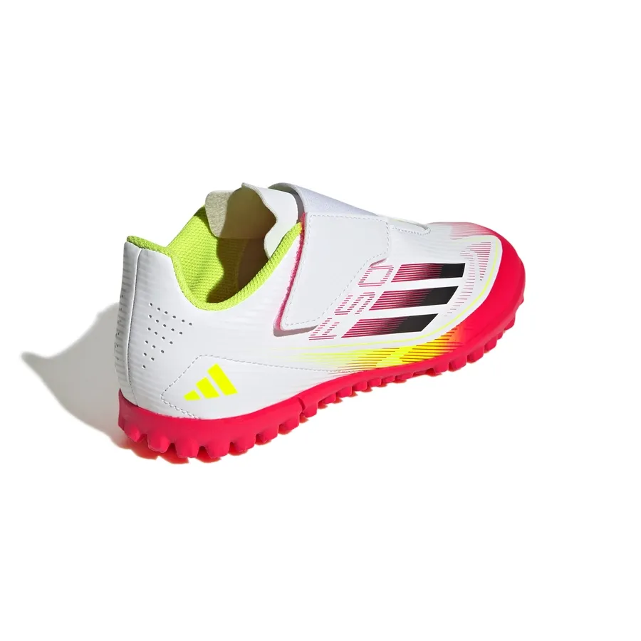 Imagen 3 de 8 de Botines adidas F50 Club-BLANCO/CORAL FLUOR/NEGRO