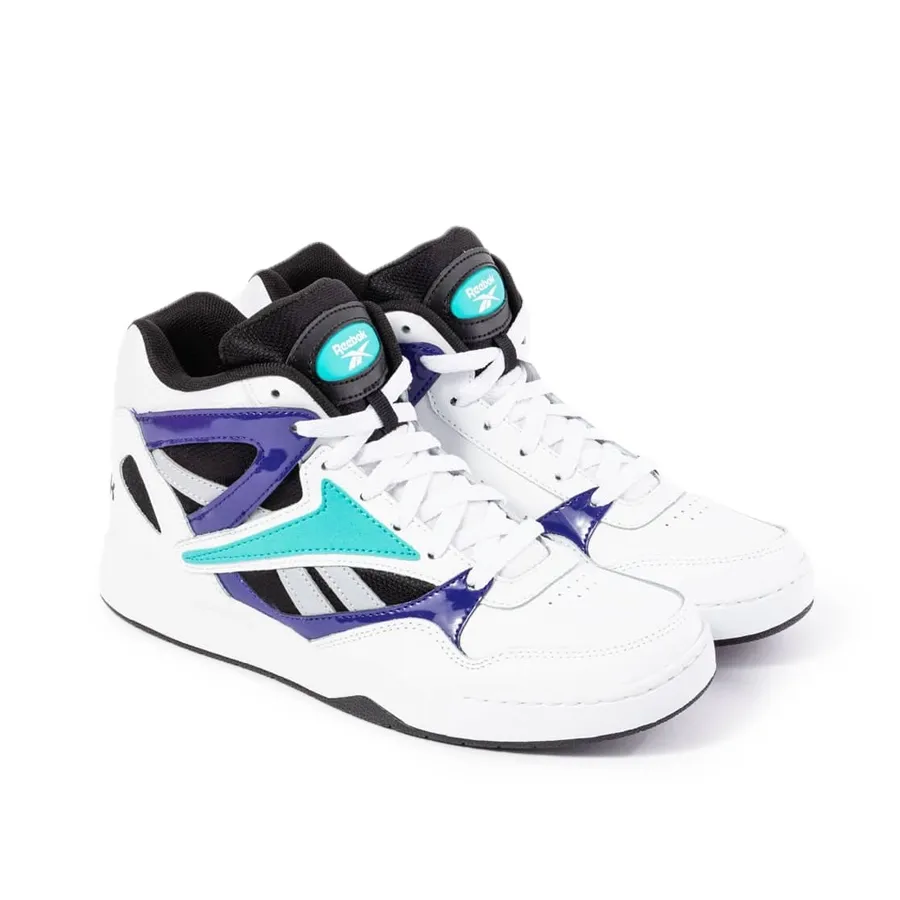 Imagen 1 de 6 de Zapatillas Reebok Royal Bb 4590-BLANCO/VIOLETA/VERDE