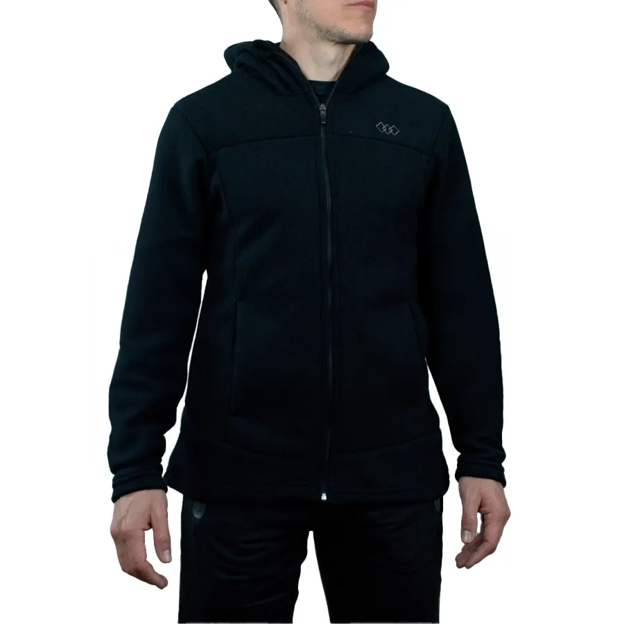 Imagen 0 de 6 de Campera Kamp Micropolar Con Capucha-NEGRO