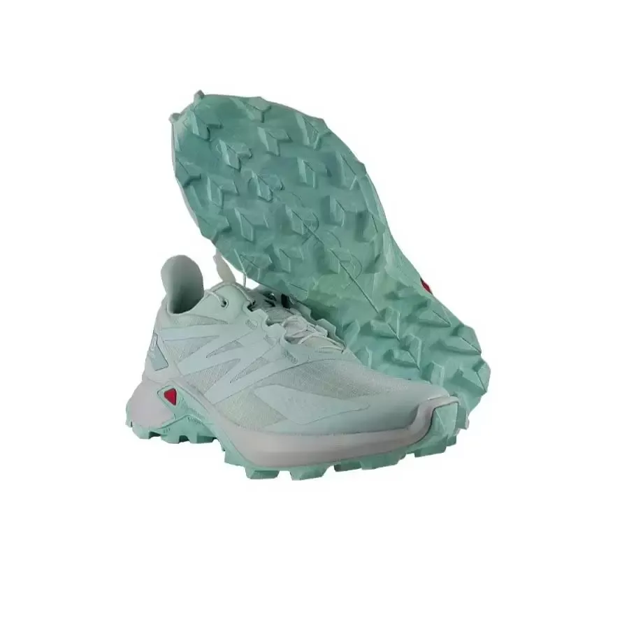 Imagen 1 de 3 de Zapatillas Salomon Supercross Blast W-VERDE/BLANCO