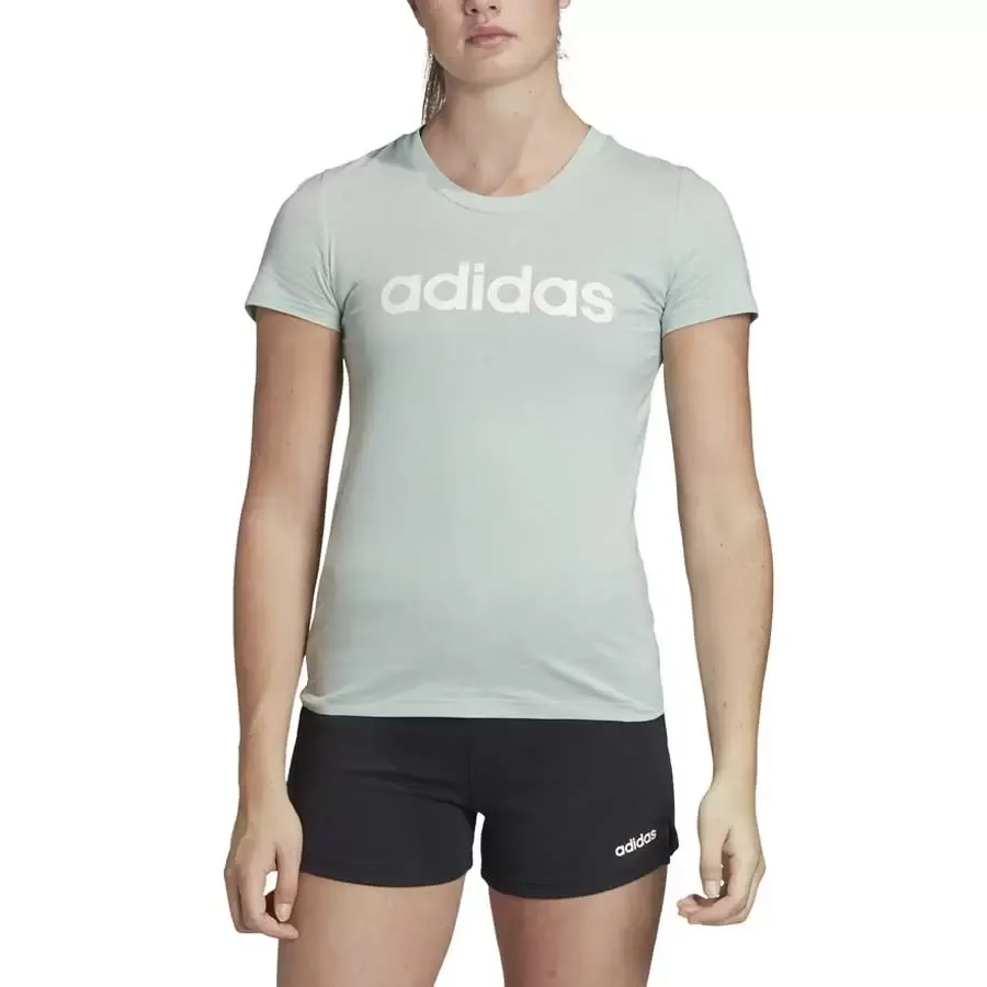 Imagen 0 de 4 de Remera adidas W E Lin Slim T-VERDE