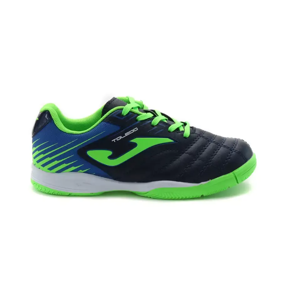 Imagen 0 de 5 de Botines Joma Toledo Jr Id V2-MARINO/VERDE FLUOR
