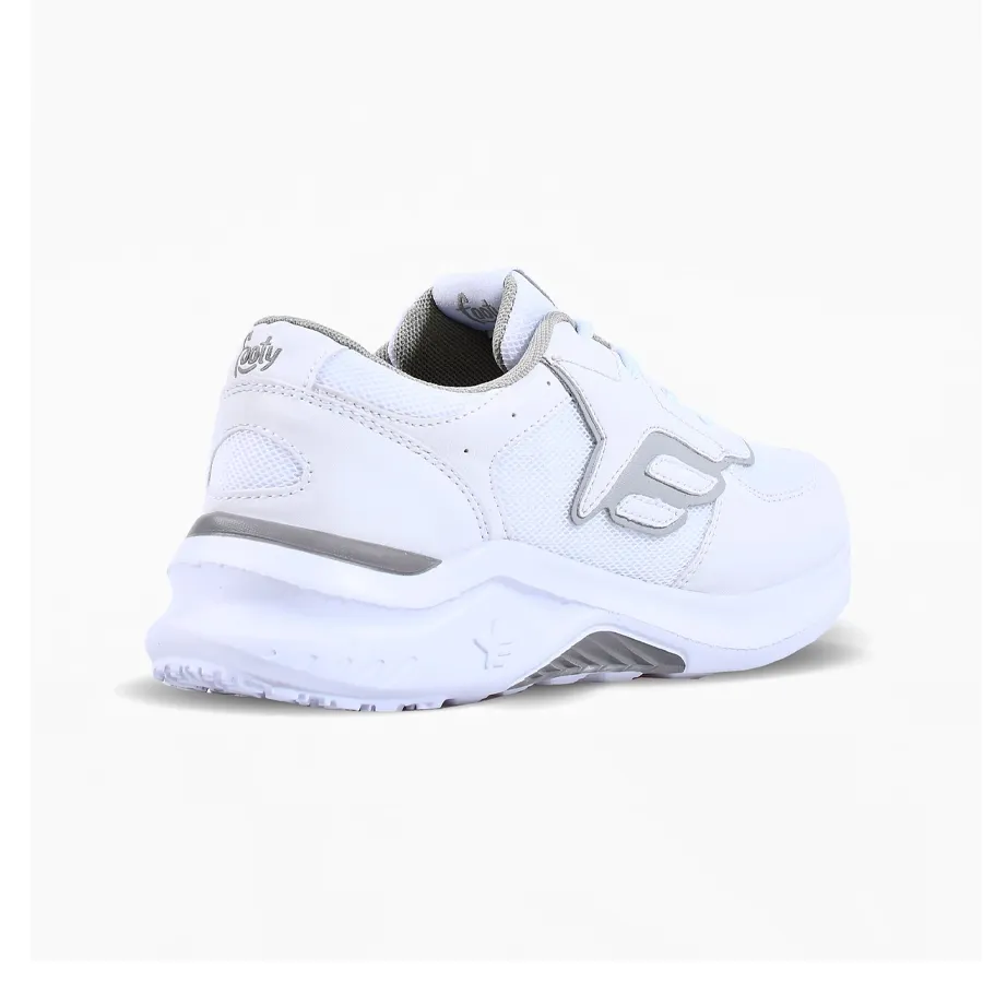 Imagen 1 de 3 de Zapatillas Footy Escolar Princeton-BLANCO/GRIS