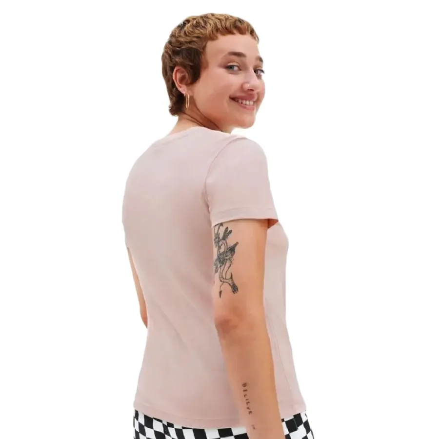 Imagen 3 de 4 de Remera Vans Micro Ditsy Box Fill-ROSA/NEGRO