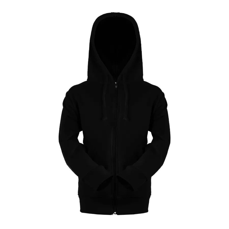 Imagen 0 de 2 de Campera Kamp C/Capucha Colegial K 23-NEGRO