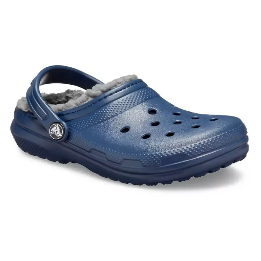 Imagen 1 de 5 de Ojotas Crocs Classic Lined Clog-MARINO/GRIS
