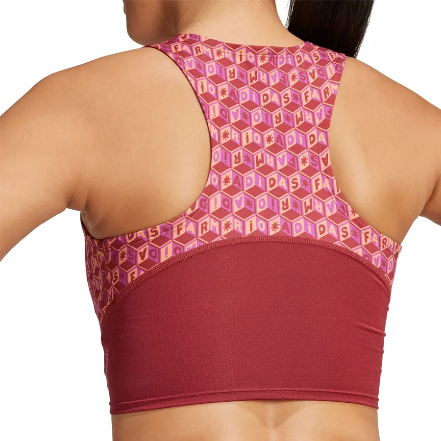 Imagen 2 de 5 de Top adidas Az Farm Croptop-BORDO/NUDE/VIOLETA