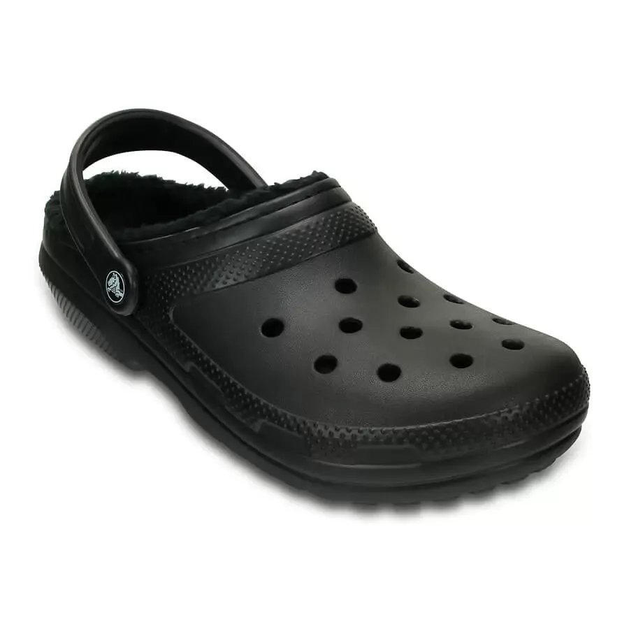 Imagen 1 de 5 de Ojotas Crocs Classic Lined Clog-NEGRO/NEGRO